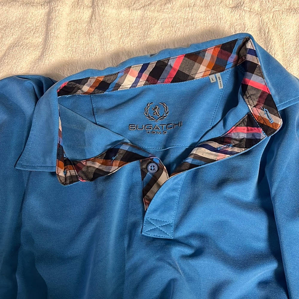 Bugatchi mens collared shirt
